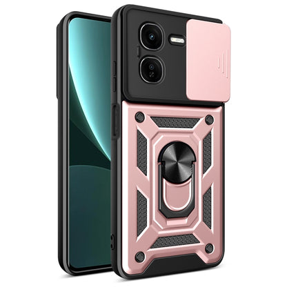 Sliding Camera Cover Design TPU+PC Phone Case, For vivo iQOO Z9x, For vivo iQOO Z9 Turbo 5G, For vivo Y03