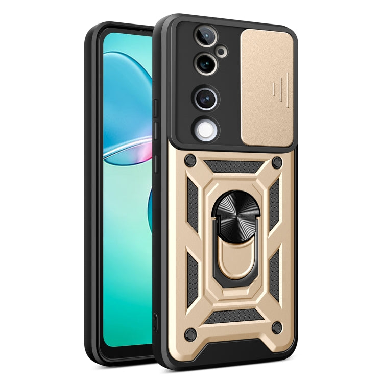 Sliding Camera Cover Design TPU+PC Phone Case, For vivo iQOO Z9s 5G Global, For vivo V40 / V40 Pro / S19 Pro, For vivo Y28 4G