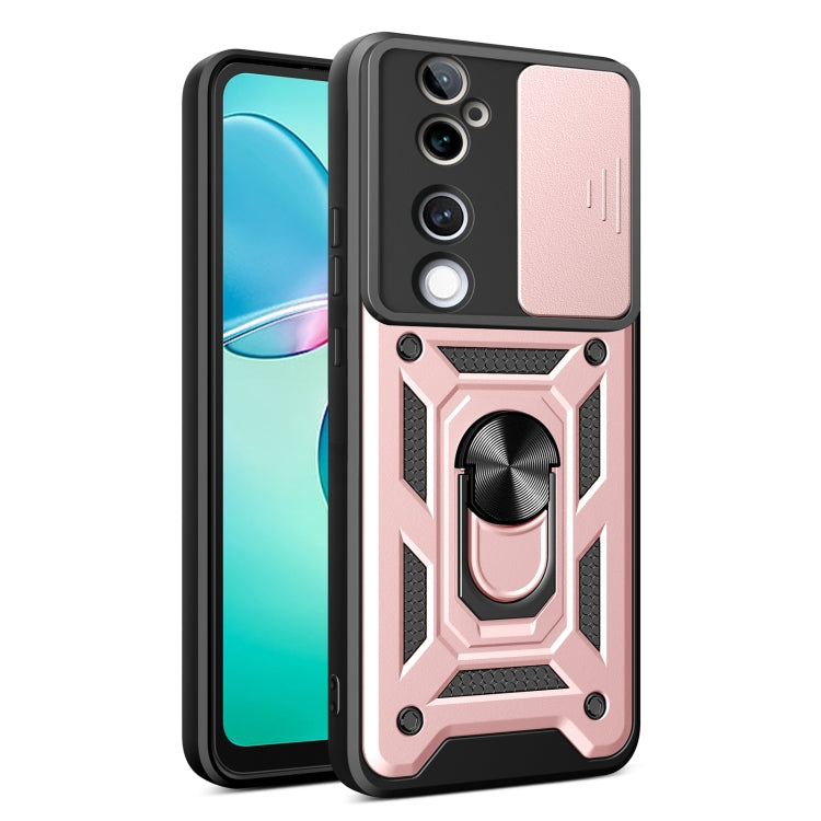 Sliding Camera Cover Design TPU+PC Phone Case, For vivo iQOO Z9s 5G Global, For vivo V40 / V40 Pro / S19 Pro, For vivo Y28 4G