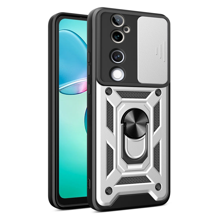 Sliding Camera Cover Design TPU+PC Phone Case, For vivo iQOO Z9s 5G Global, For vivo V40 / V40 Pro / S19 Pro, For vivo Y28 4G