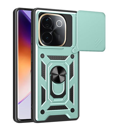 Sliding Camera Cover Design TPU+PC Phone Case, For vivo V40 Lite 5G IDN, For vivo Y300 Pro Global, For vivo iQOO Z9s Pro 5G India