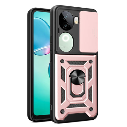 Sliding Camera Cover Design TPU+PC Phone Case, For vivo iQOO Z9s 5G Global, For vivo V40 / V40 Pro / S19 Pro, For vivo Y28 4G