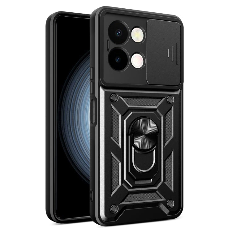 Sliding Camera Cover Design TPU+PC Phone Case, For vivo iQOO Z9s 5G Global, For vivo V40 / V40 Pro / S19 Pro, For vivo Y28 4G