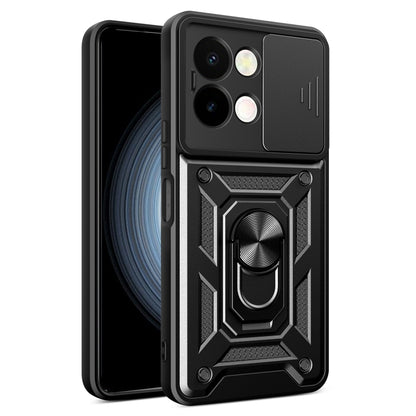 Sliding Camera Cover Design TPU+PC Phone Case, For vivo iQOO Z9s 5G Global, For vivo V40 / V40 Pro / S19 Pro, For vivo Y28 4G