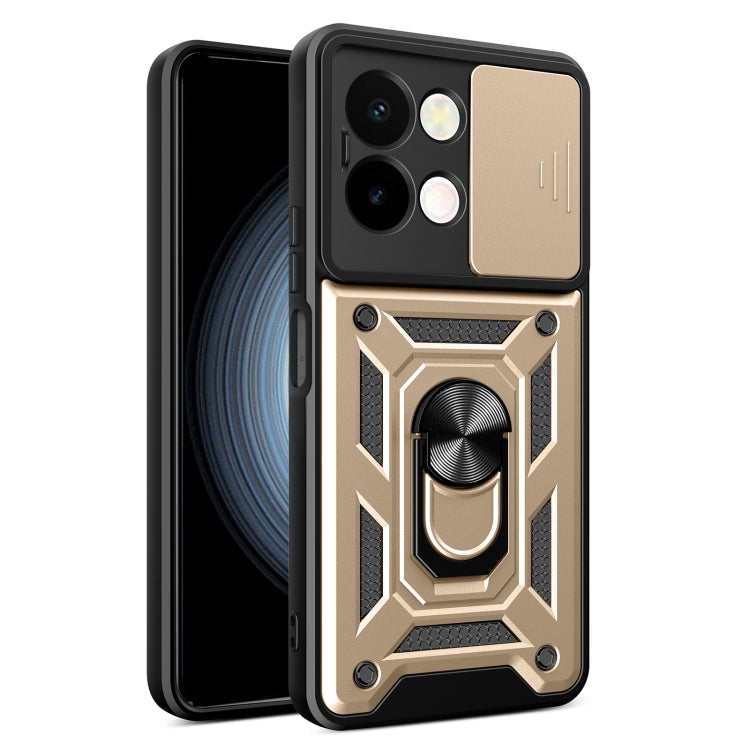 Sliding Camera Cover Design TPU+PC Phone Case, For vivo iQOO Z9s 5G Global, For vivo V40 / V40 Pro / S19 Pro, For vivo Y28 4G