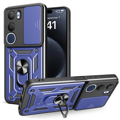 Sliding Camera Cover Design TPU+PC Phone Case, For vivo V50 5G, For vivo iQOO 13 5G, For vivo Y19s