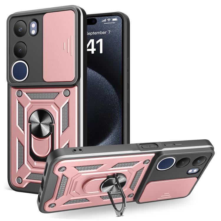 Sliding Camera Cover Design TPU+PC Phone Case, For vivo V50 5G, For vivo iQOO 13 5G, For vivo Y19s