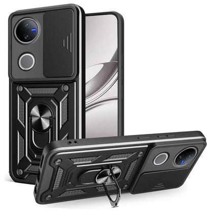 Sliding Camera Cover Design TPU+PC Phone Case, For vivo V50 5G, For vivo iQOO 13 5G, For vivo Y19s