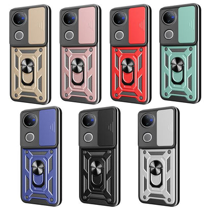 Sliding Camera Cover Design TPU+PC Phone Case, For vivo V50 5G, For vivo iQOO 13 5G, For vivo Y19s