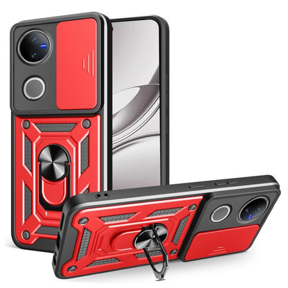 Sliding Camera Cover Design TPU+PC Phone Case, For vivo V50 5G, For vivo iQOO 13 5G, For vivo Y19s