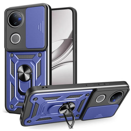 Sliding Camera Cover Design TPU+PC Phone Case, For vivo V50 5G, For vivo iQOO 13 5G, For vivo Y19s