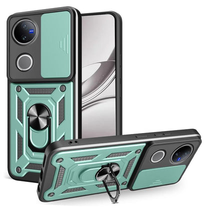 Sliding Camera Cover Design TPU+PC Phone Case, For vivo V50 5G, For vivo iQOO 13 5G, For vivo Y19s
