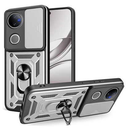 Sliding Camera Cover Design TPU+PC Phone Case, For vivo V50 5G, For vivo iQOO 13 5G, For vivo Y19s