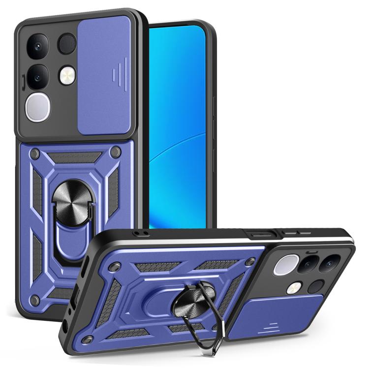 Sliding Camera Cover Design TPU+PC Phone Case, For vivo Y400 Pro 5G India, For vivo Y29s 5G / Y04 4G, For vivo Y29 4G