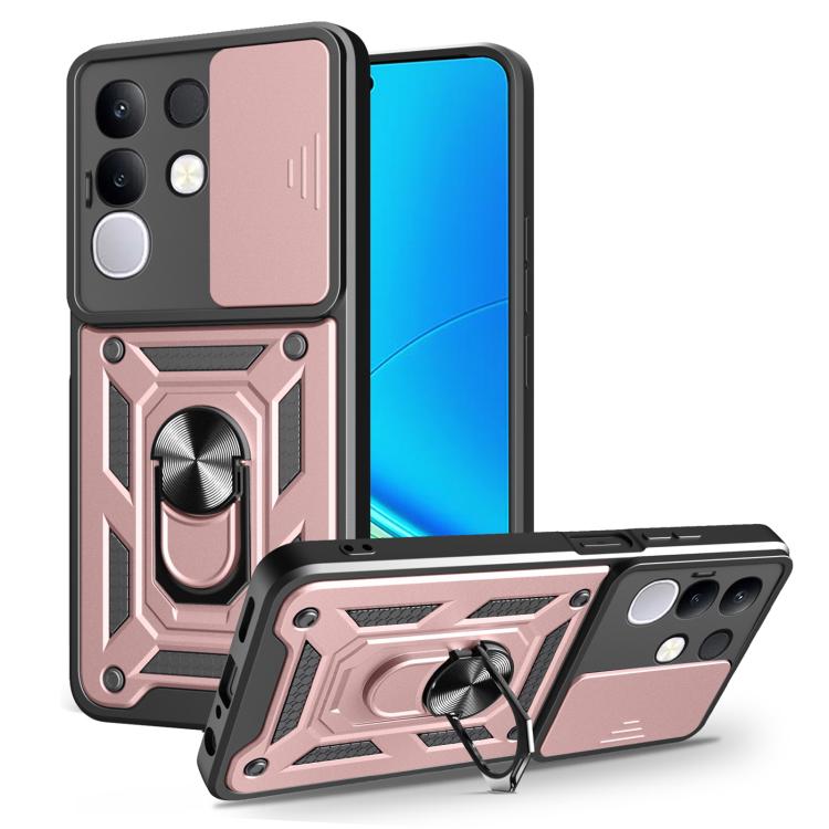 Sliding Camera Cover Design TPU+PC Phone Case, For vivo Y400 Pro 5G India, For vivo Y29s 5G / Y04 4G, For vivo Y29 4G