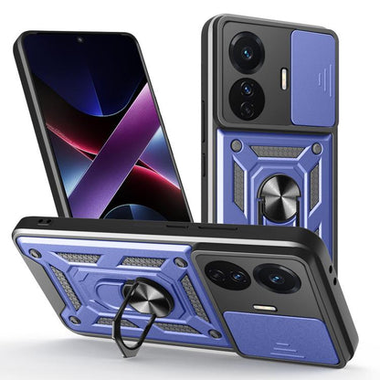 Sliding Camera Cover Design TPU+PC Phone Case, For vivo S17 Pro 5G/V29 5G, For vivo V25 5G/V25e 4G/X80 Lite 5G, For vivo T1 Pro