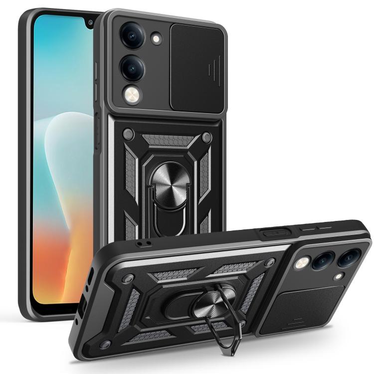 Sliding Camera Cover Design TPU+PC Phone Case, For vivo Y400 Pro 5G India, For vivo Y29s 5G / Y04 4G, For vivo Y29 4G