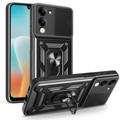 Sliding Camera Cover Design TPU+PC Phone Case, For vivo Y400 Pro 5G India, For vivo Y29s 5G / Y04 4G, For vivo Y29 4G
