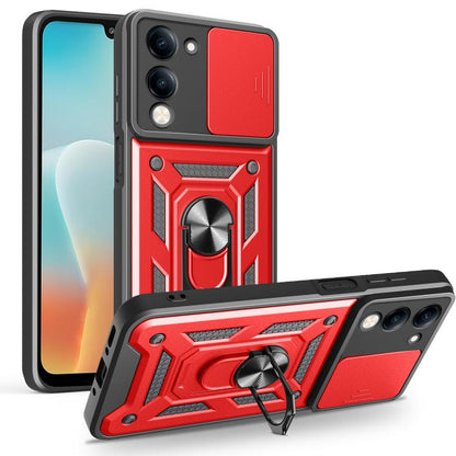 Sliding Camera Cover Design TPU+PC Phone Case, For vivo Y400 Pro 5G India, For vivo Y29s 5G / Y04 4G, For vivo Y29 4G