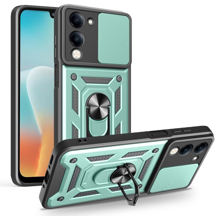 Sliding Camera Cover Design TPU+PC Phone Case, For vivo Y400 Pro 5G India, For vivo Y29s 5G / Y04 4G, For vivo Y29 4G