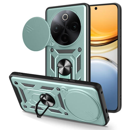 Sliding Camera Cover Design TPU+PC Phone Case, For vivo V40 Lite 5G IDN, For vivo Y300 Pro Global, For vivo iQOO Z9s Pro 5G India