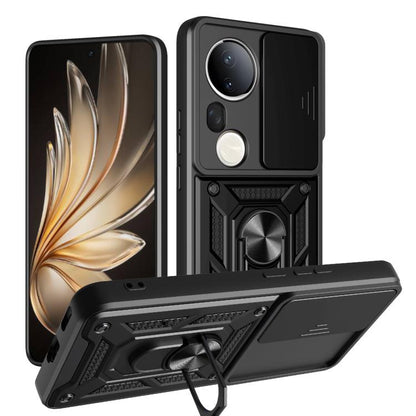 Sliding Camera Cover Design TPU+PC Phone Case, For vivo Y400 5G, For vivo V60 5G, For vivo S20 Pro / T4 Ultra 5G
