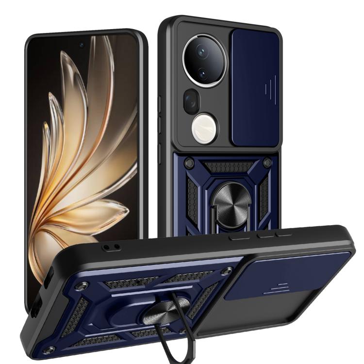 Sliding Camera Cover Design TPU+PC Phone Case, For vivo Y400 5G, For vivo V60 5G, For vivo S20 Pro / T4 Ultra 5G