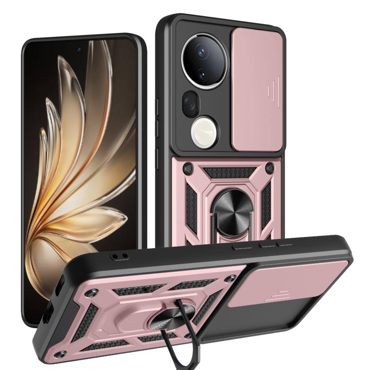 Sliding Camera Cover Design TPU+PC Phone Case, For vivo Y400 5G, For vivo V60 5G, For vivo S20 Pro / T4 Ultra 5G