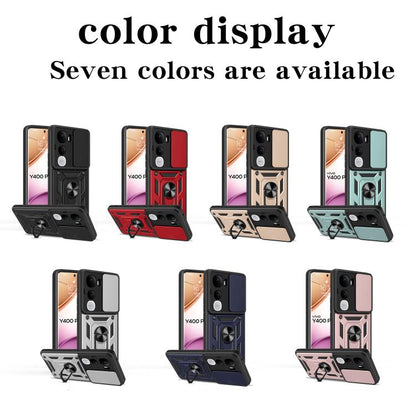 Sliding Camera Cover Design TPU+PC Phone Case, For vivo Y400 Pro 5G India, For vivo Y29s 5G / Y04 4G, For vivo Y29 4G