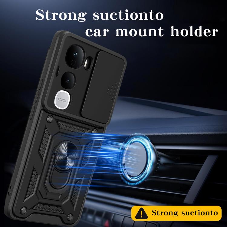 Sliding Camera Cover Design TPU+PC Phone Case, For vivo Y400 Pro 5G India, For vivo Y29s 5G / Y04 4G, For vivo Y29 4G