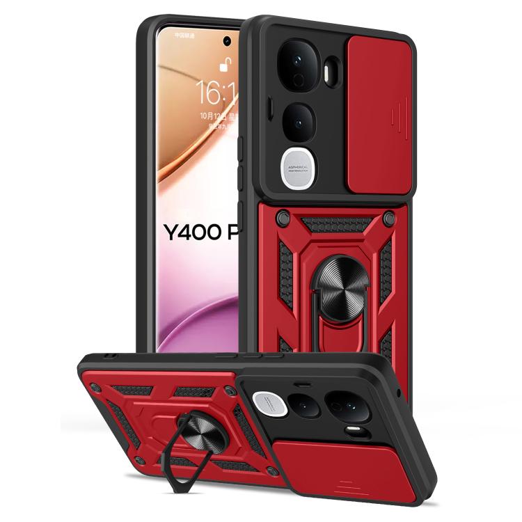 Sliding Camera Cover Design TPU+PC Phone Case, For vivo Y400 Pro 5G India, For vivo Y29s 5G / Y04 4G, For vivo Y29 4G
