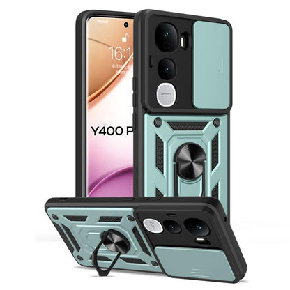 Sliding Camera Cover Design TPU+PC Phone Case, For vivo Y400 Pro 5G India, For vivo Y29s 5G / Y04 4G, For vivo Y29 4G