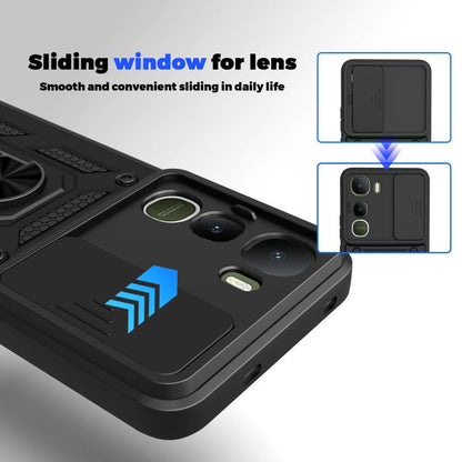 Sliding Camera Cover Design TPU+PC Phone Case, For vivo Y400 5G, For vivo V60 5G, For vivo S20 Pro / T4 Ultra 5G