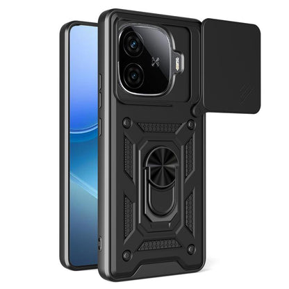 Sliding Camera Cover Design TPU+PC Phone Case, For vivo iQOO Z9x, For vivo iQOO Z9 Turbo 5G, For vivo Y03