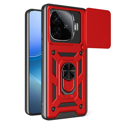 Sliding Camera Cover Design TPU+PC Phone Case, For vivo iQOO Z9x, For vivo iQOO Z9 Turbo 5G, For vivo Y03