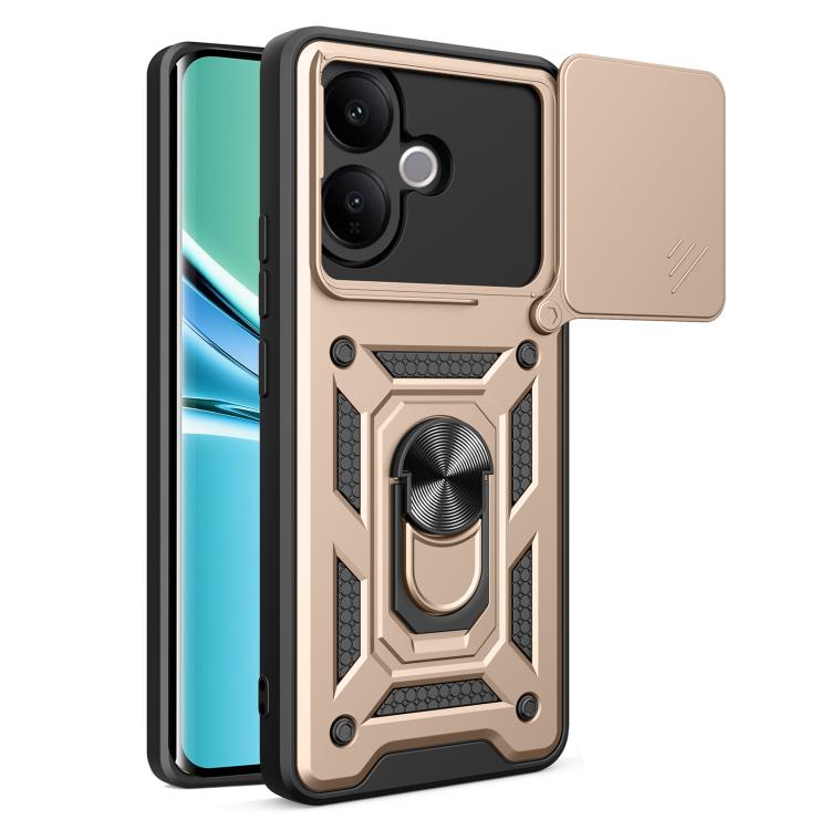 Sliding Camera Cover Design TPU+PC Phone Case, For vivo X300, For vivo V60 Lite 4G / 5G, For vivo Y31 5G Global