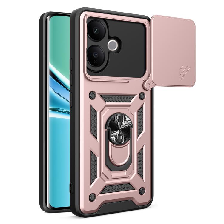 Sliding Camera Cover Design TPU+PC Phone Case, For vivo X300, For vivo V60 Lite 4G / 5G, For vivo Y31 5G Global