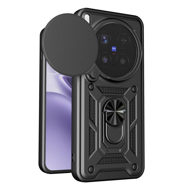 Sliding Camera Cover Design TPU+PC Phone Case, For vivo X300 FE 5G Russia / Zeiss, For vivo V70 5G, For vivo X300 Pro