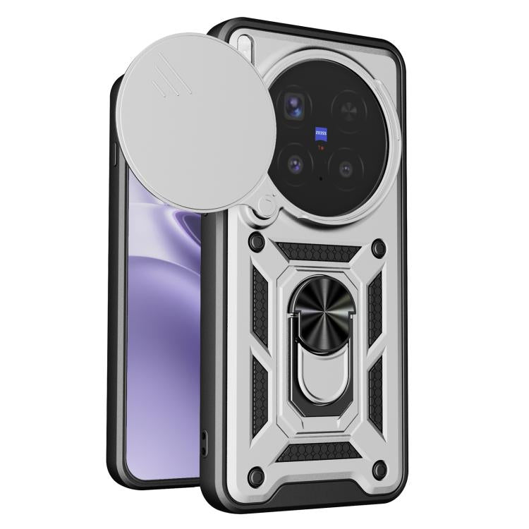 Sliding Camera Cover Design TPU+PC Phone Case, For vivo X300 FE 5G Russia / Zeiss, For vivo V70 5G, For vivo X300 Pro