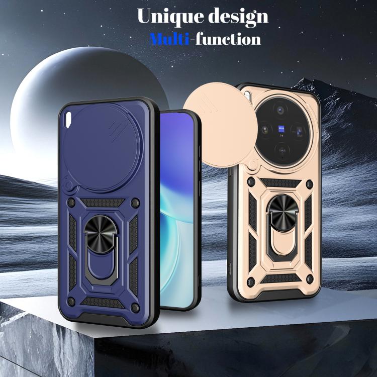 Sliding Camera Cover Design TPU+PC Phone Case, For vivo X300, For vivo V60 Lite 4G / 5G, For vivo Y31 5G Global