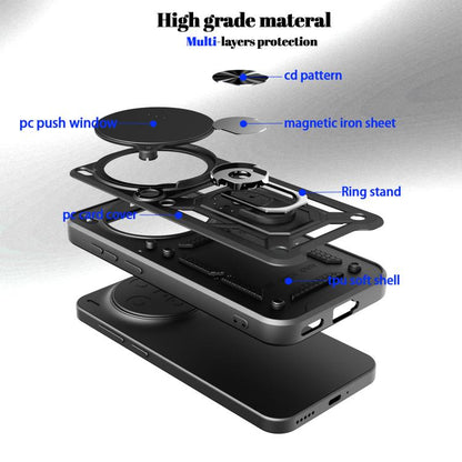 Sliding Camera Cover Design TPU+PC Phone Case, For vivo X300, For vivo V60 Lite 4G / 5G, For vivo Y31 5G Global