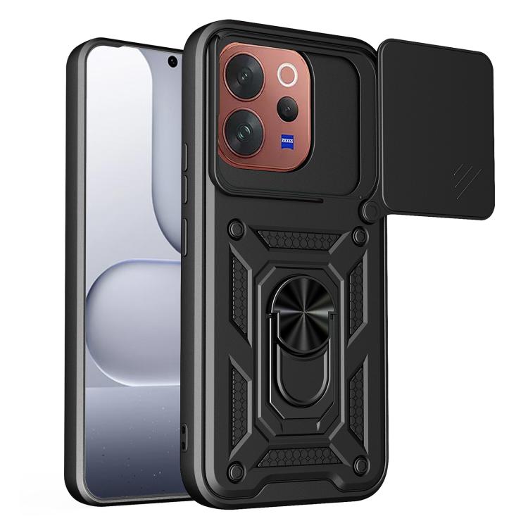 Sliding Camera Cover Design TPU+PC Phone Case, For vivo X300 FE 5G Russia / Zeiss, For vivo V70 5G, For vivo X300 Pro