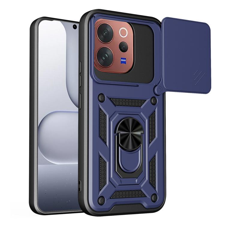 Sliding Camera Cover Design TPU+PC Phone Case, For vivo X300 FE 5G Russia / Zeiss, For vivo V70 5G, For vivo X300 Pro