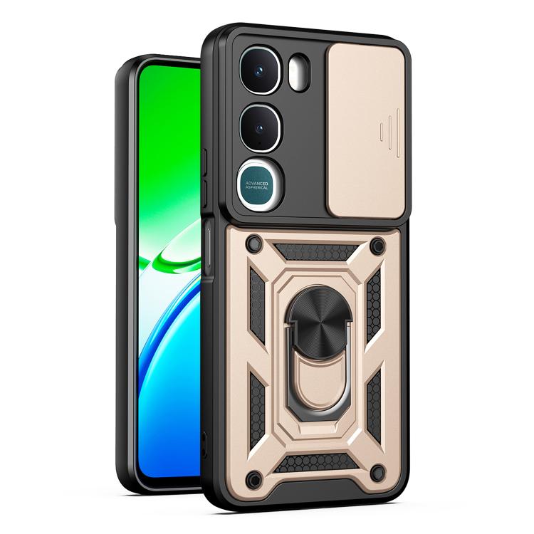 Sliding Camera Cover Design TPU+PC Phone Case, For vivo X300, For vivo V60 Lite 4G / 5G, For vivo Y31 5G Global