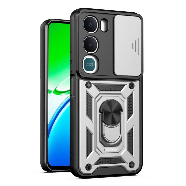 Sliding Camera Cover Design TPU+PC Phone Case, For vivo X300, For vivo V60 Lite 4G / 5G, For vivo Y31 5G Global
