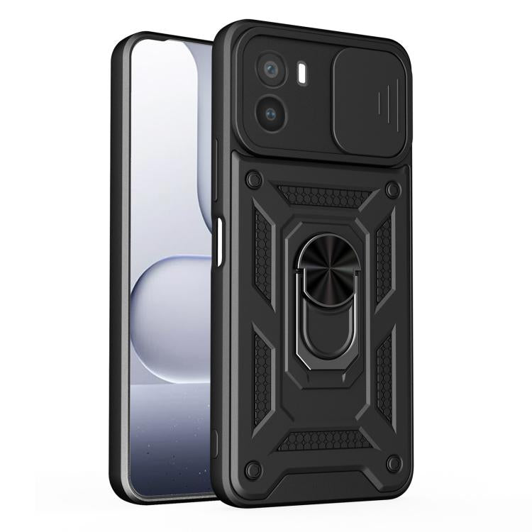 Sliding Camera Cover Design TPU+PC Phone Case, For vivo T1 Pro, For vivo Y15s