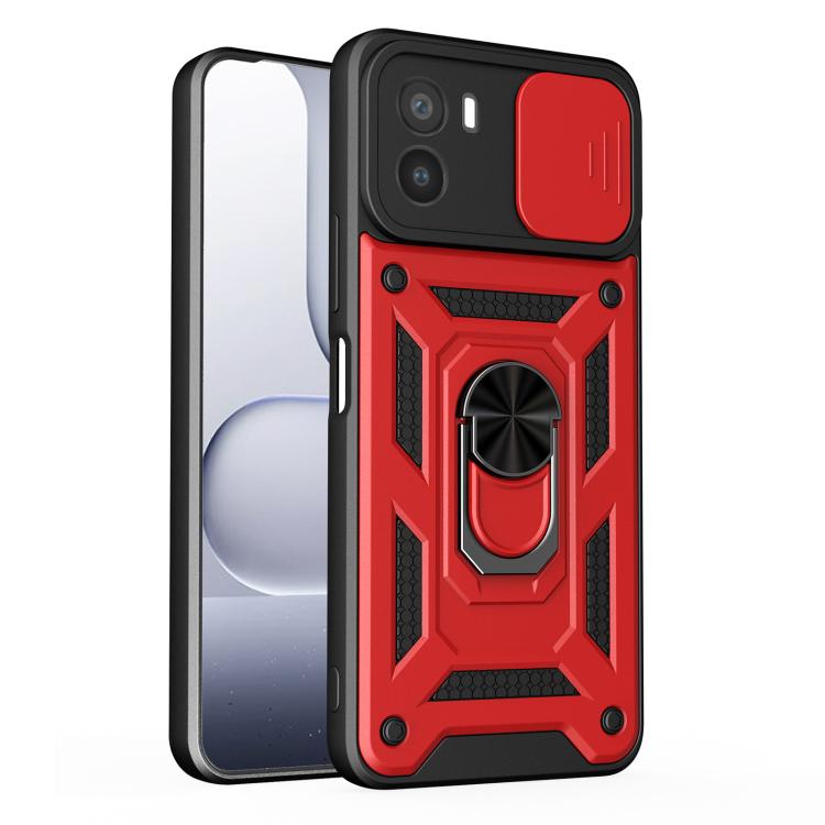 Sliding Camera Cover Design TPU+PC Phone Case, For vivo T1 Pro, For vivo Y15s