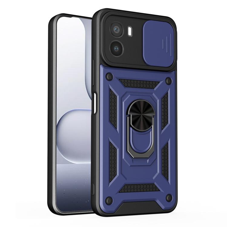 Sliding Camera Cover Design TPU+PC Phone Case, For vivo T1 Pro, For vivo Y15s