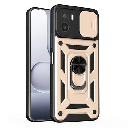 Sliding Camera Cover Design TPU+PC Phone Case, For vivo T1 Pro, For vivo Y15s