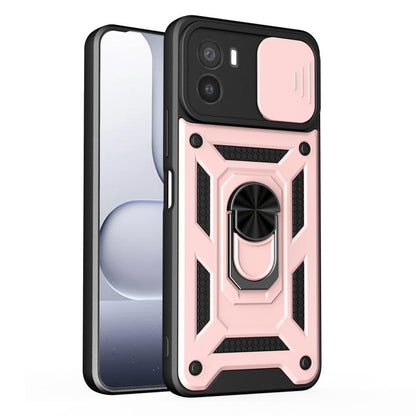 Sliding Camera Cover Design TPU+PC Phone Case, For vivo T1 Pro, For vivo Y15s